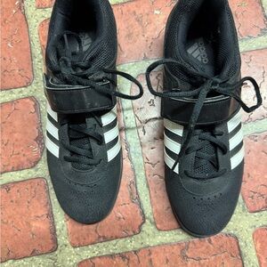 adidas Black Sneakers with White Three-Stripes